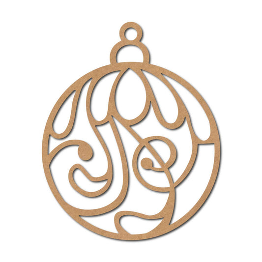 Christmas Ornament Cutout MDF Design 22