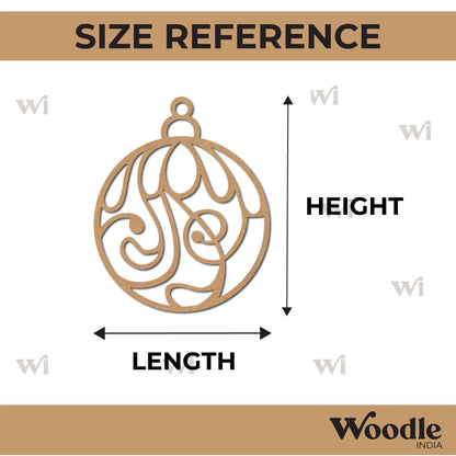 Christmas Ornament Cutout MDF Design 22