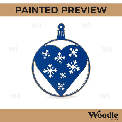 Christmas Ornament Cutout MDF Design 3