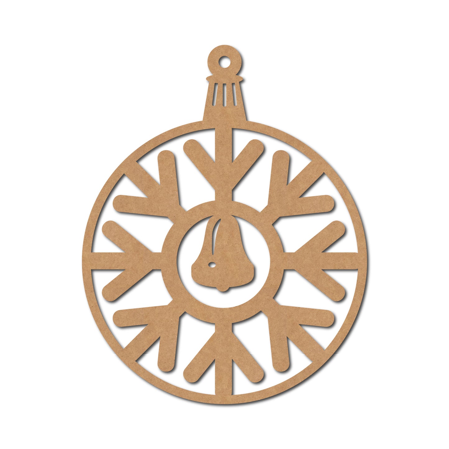 Christmas Ornament Cutout MDF Design 4