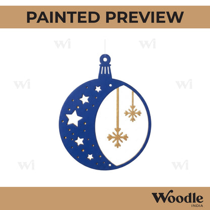 Christmas Ornament Cutout MDF Design 6