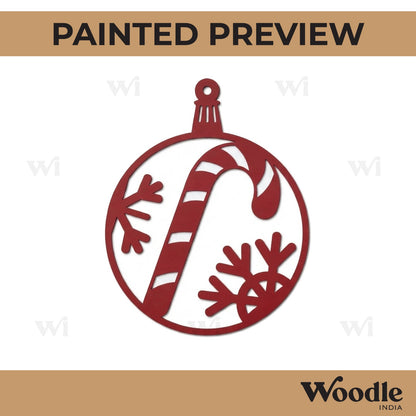 Christmas Ornament Cutout MDF Design 7