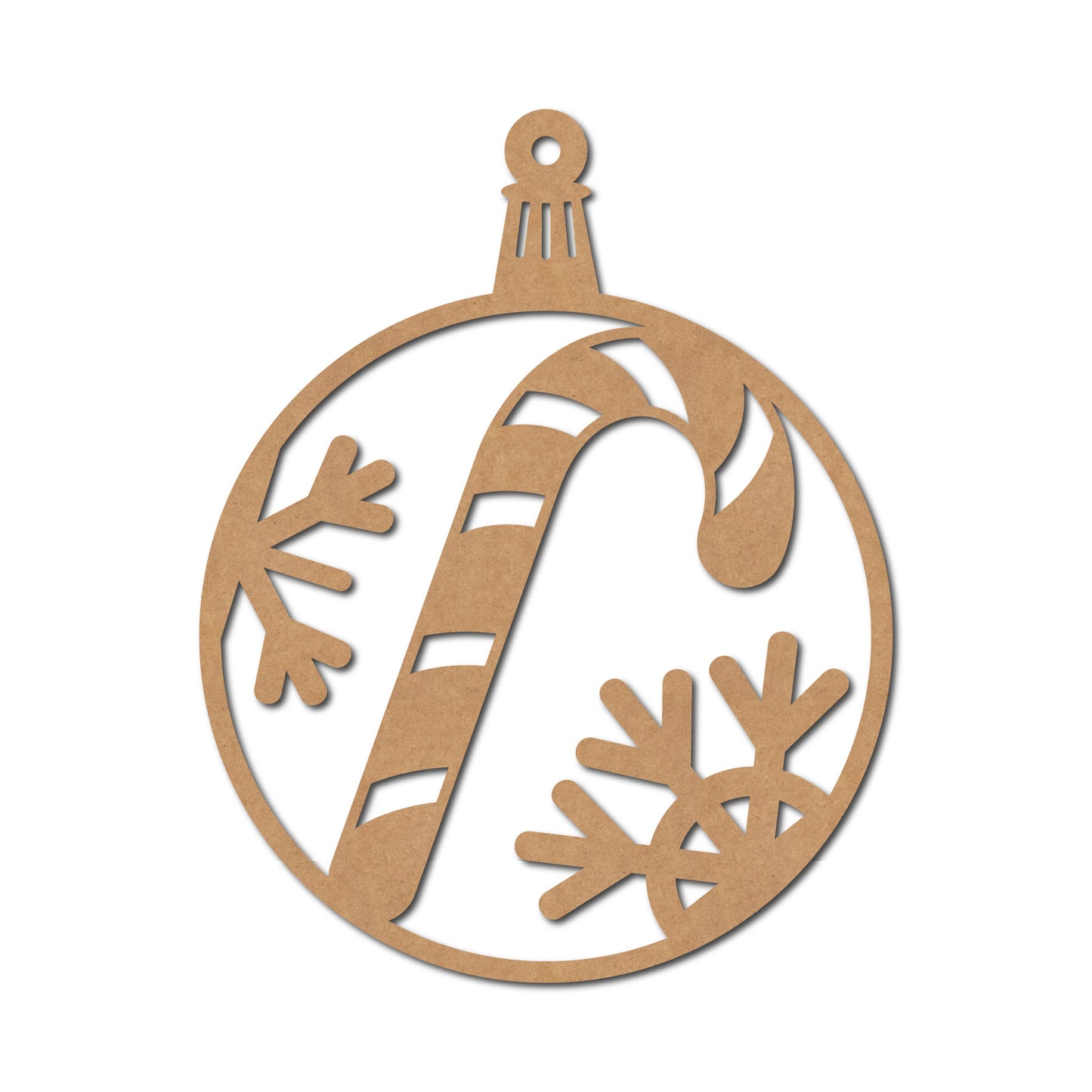 Christmas Ornament Cutout MDF Design 7