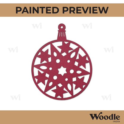 Christmas Ornament Cutout MDF Design 8