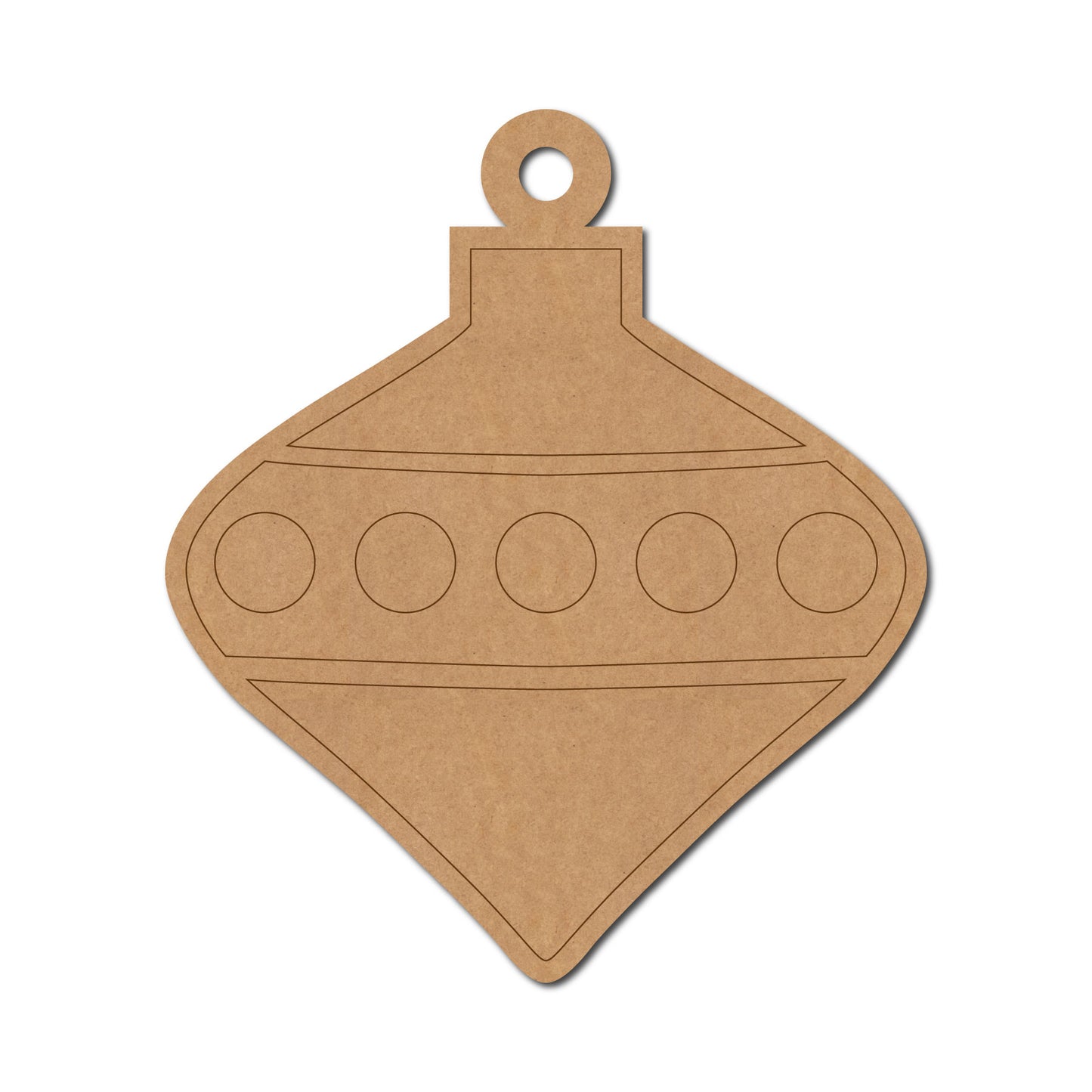 Christmas Ornament Pre Marked MDF Design 4