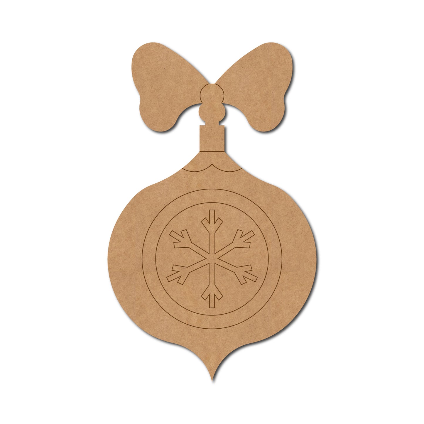 Christmas Ornament Pre Marked MDF Design 5