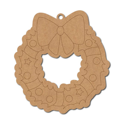 Christmas Ornament Pre Marked MDF Design 6