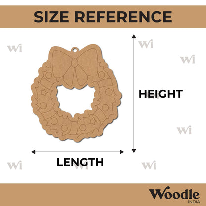 Christmas Ornament Pre Marked MDF Design 6