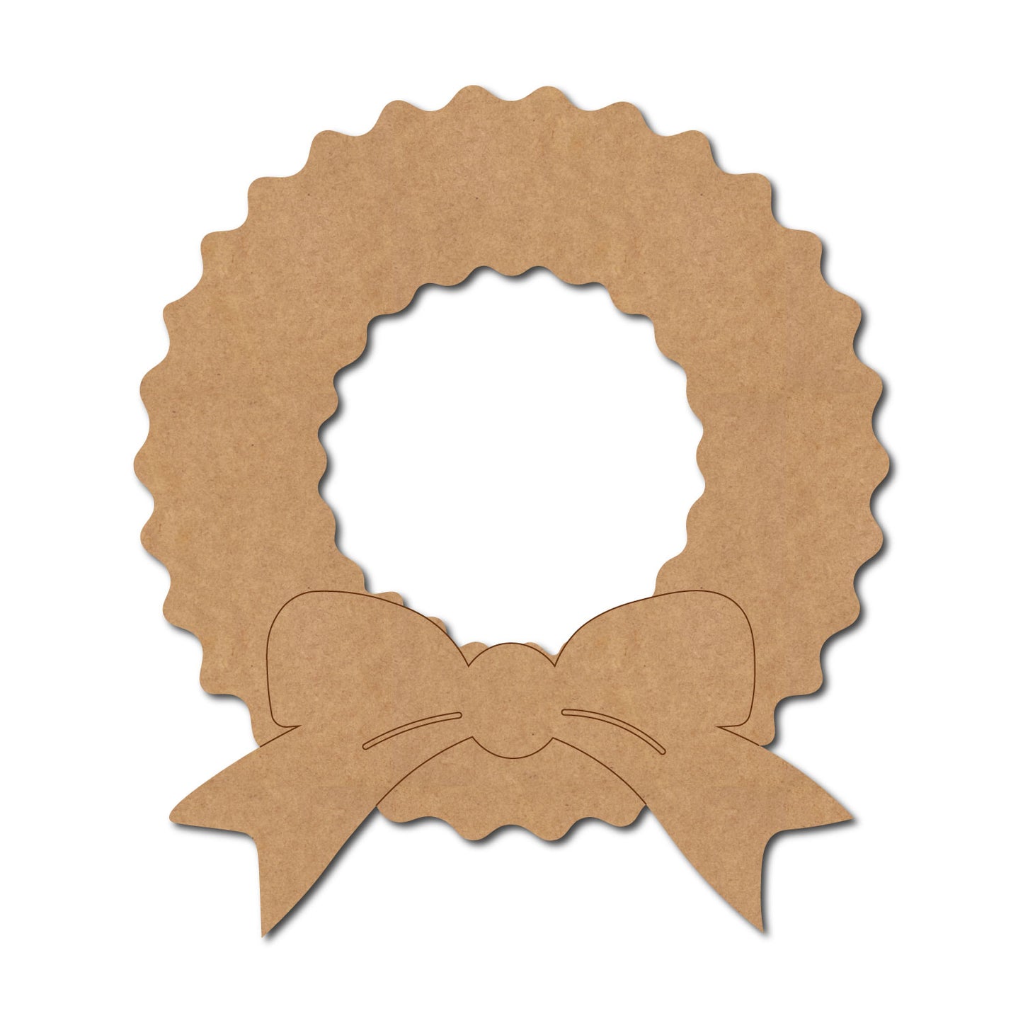 Christmas Ornament Ribbon Pre Marked MDF Design 1