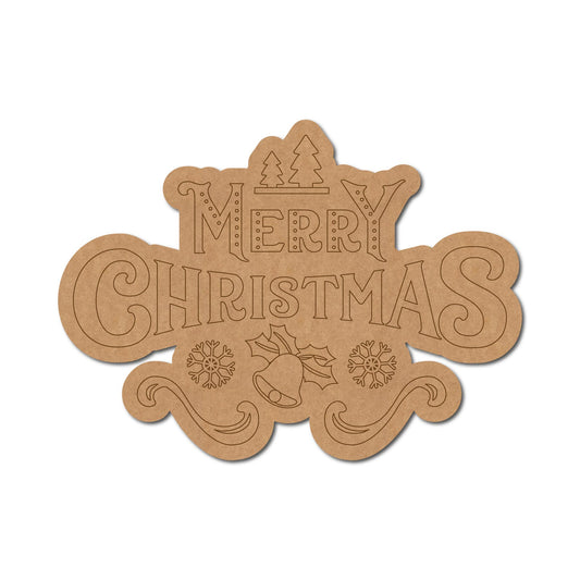 Christmas Pre Marked Base MDF Design 1