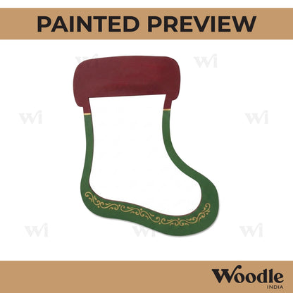 Christmas Stockings Cutout MDF Design 4