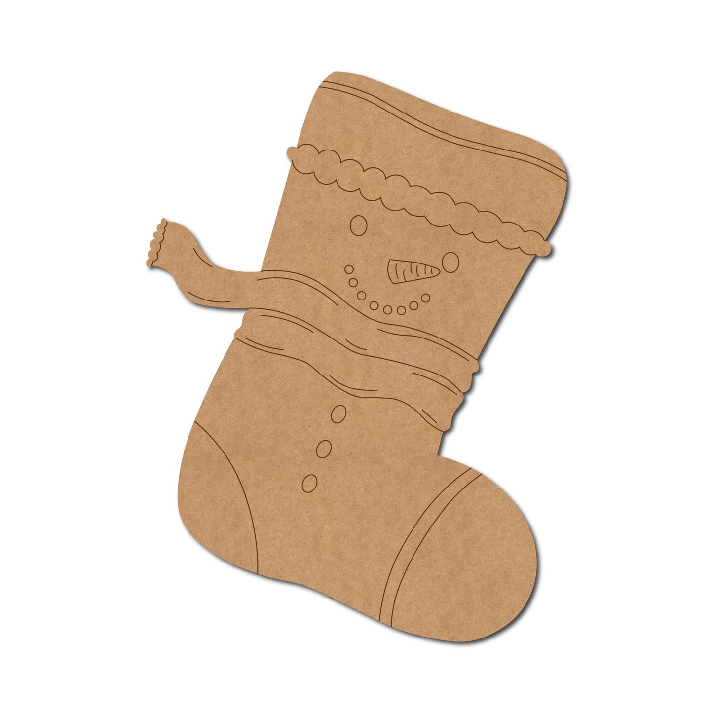 Christmas Stockings Pre Marked MDF Design 2