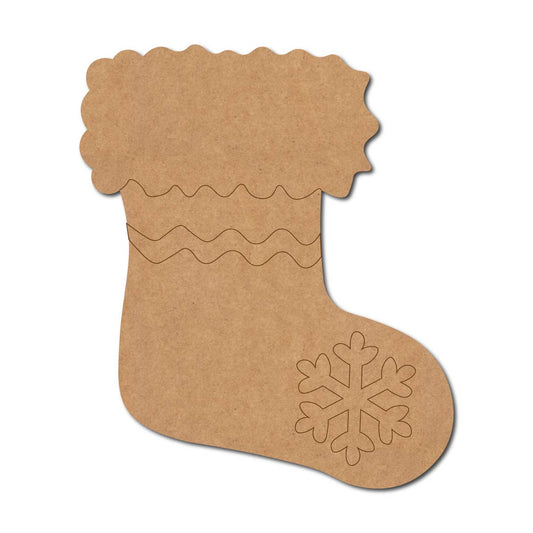 Christmas Stockings Pre Marked MDF Design 5