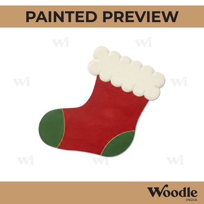 Christmas Stockings Pre Marked MDF Design 7