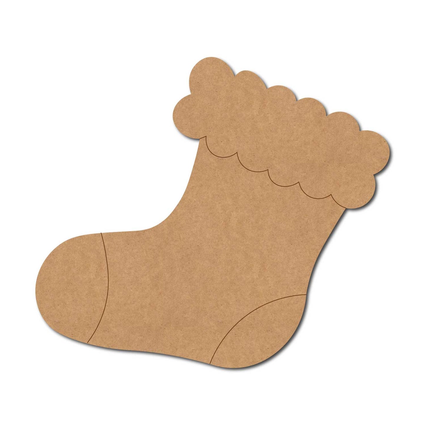 Christmas Stockings Pre Marked MDF Design 7