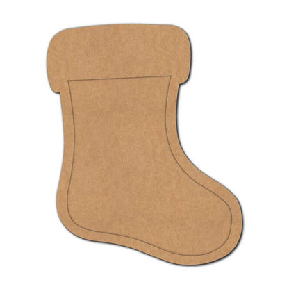 Christmas Stockings Two Layered Base MDF Design 1