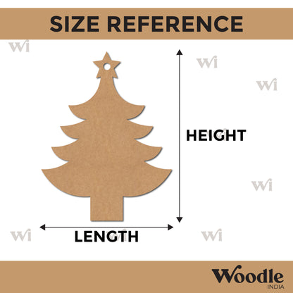 Christmas Tree Cutout MDF Design 2