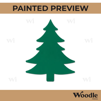 Christmas Tree Cutout MDF Design 3