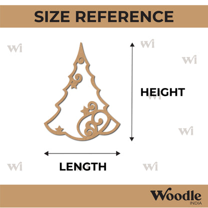 Christmas Tree Cutout MDF Design 4