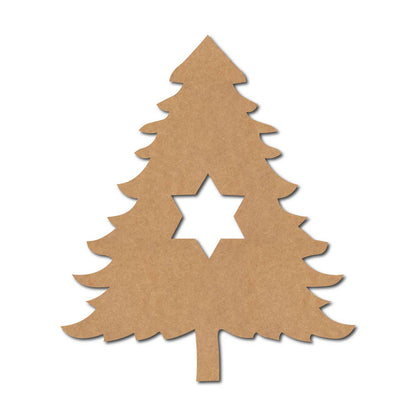 Christmas Tree Cutout MDF Design 5