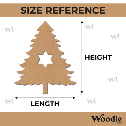 Christmas Tree Cutout MDF Design 5