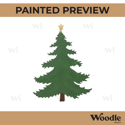 Christmas Tree Cutout MDF Design 7