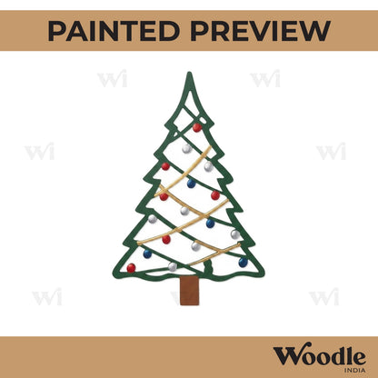 Christmas Tree Cutout MDF Design 8