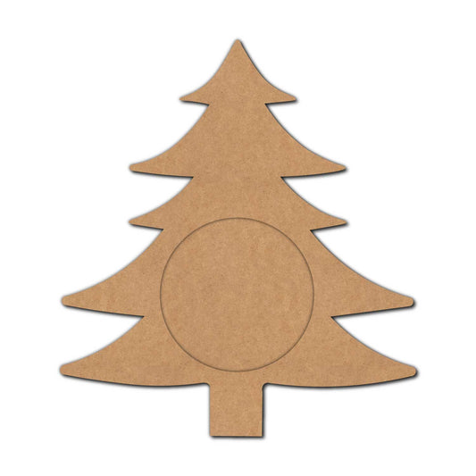 Christmas Tree Diya Tealight Holder MDF Design 1