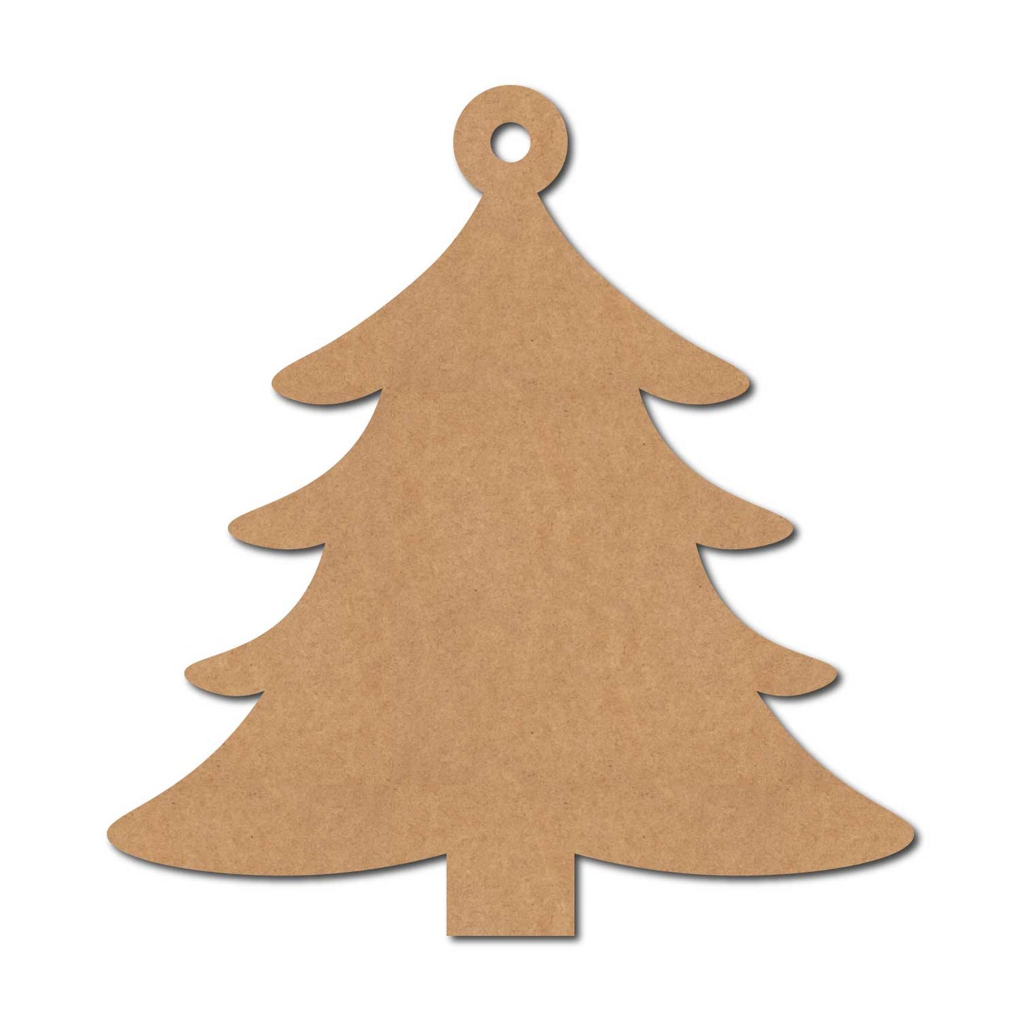 Christmas Tree Ornament Cutout MDF Design 2