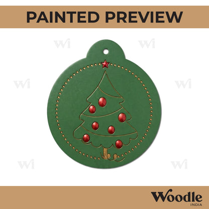 Christmas Tree Pre Marked Base MDF Design 1