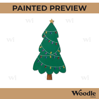 Christmas Tree Pre Marked MDF Design 1