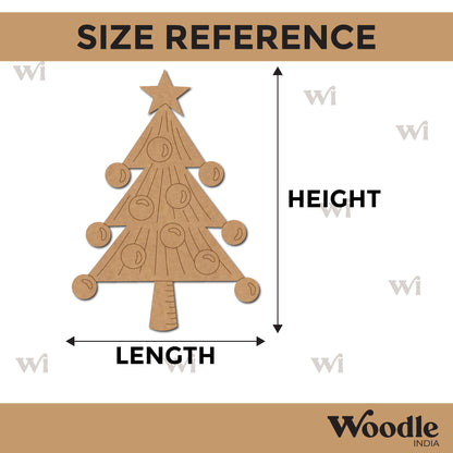 Christmas Tree Pre Marked MDF Design 3