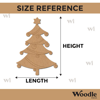 Christmas Tree Pre Marked MDF Design 4