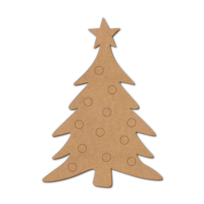 Christmas Tree Pre Marked MDF Design 7