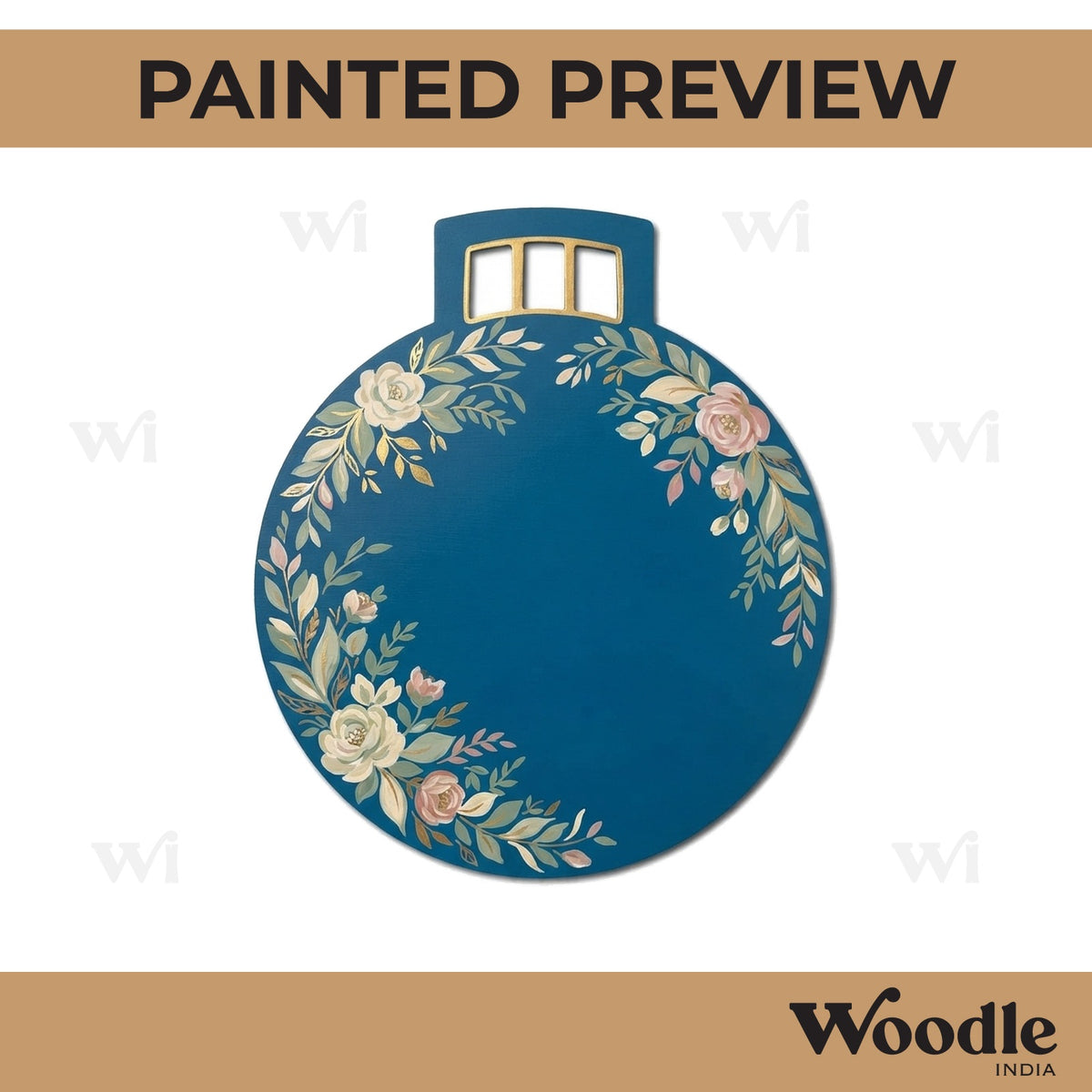 Christmas Ornament Cutout MDF Design 19