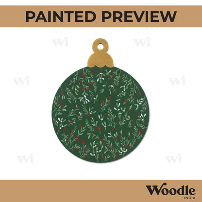 Christmas Ornament Cutout MDF Design 23