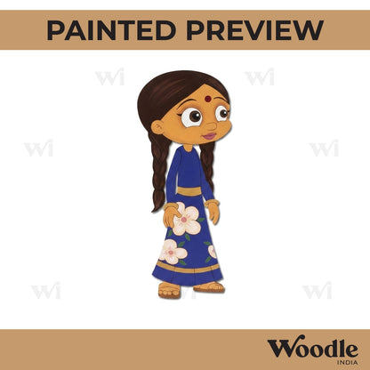 Chutki Chhota Bheem Pre Marked MDF Design 1