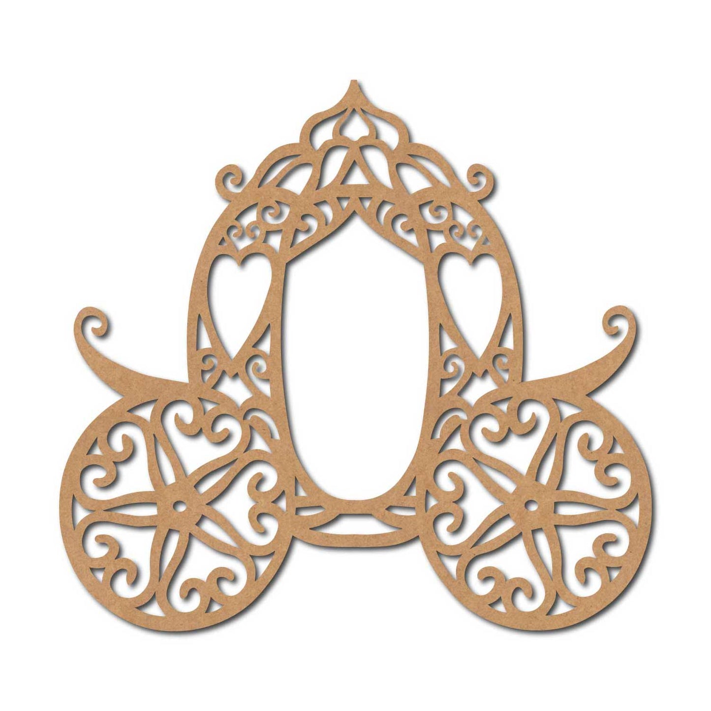 Cindrella Carriage Cutout MDF Design 1