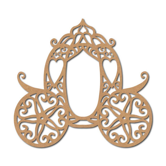 Cindrella Carriage Cutout MDF Design 1
