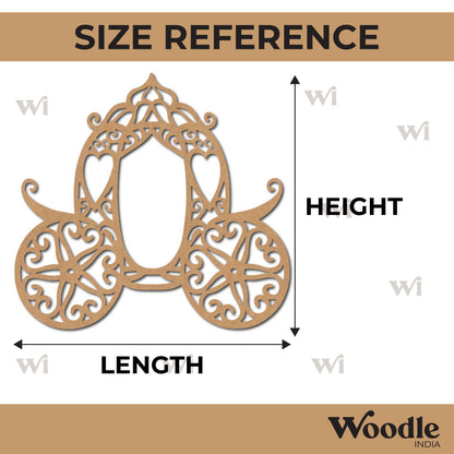 Cindrella Carriage Cutout MDF Design 1