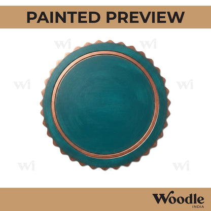 Circle Stamp Banner Cutout MDF Design 1