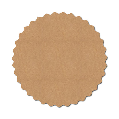 Circle Stamp Banner Cutout MDF Design 1