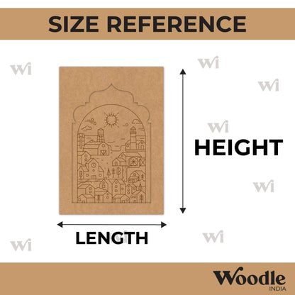 City View Jharokha Pre Marked MDF Design 1