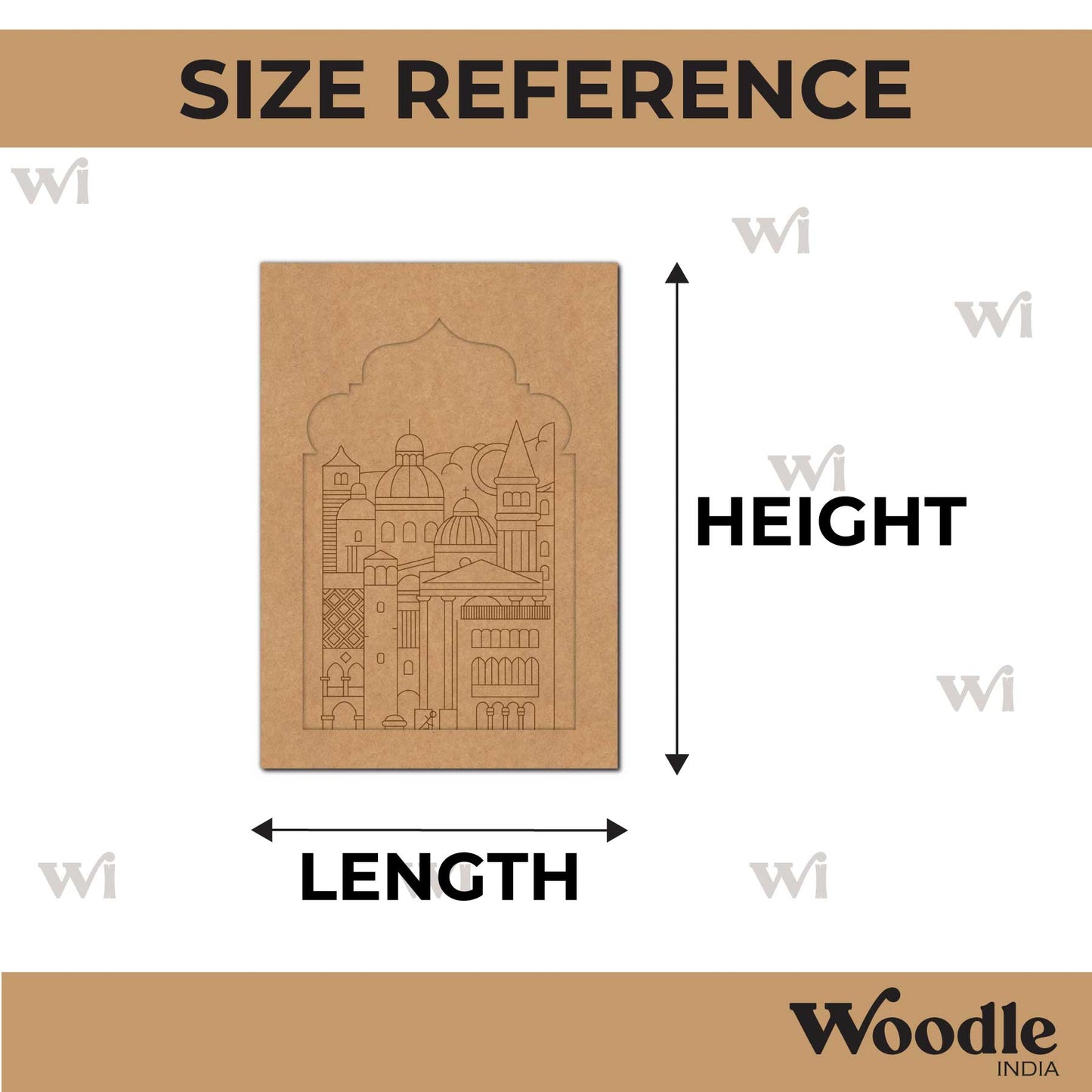 City View Jharokha Pre Marked MDF Design 2
