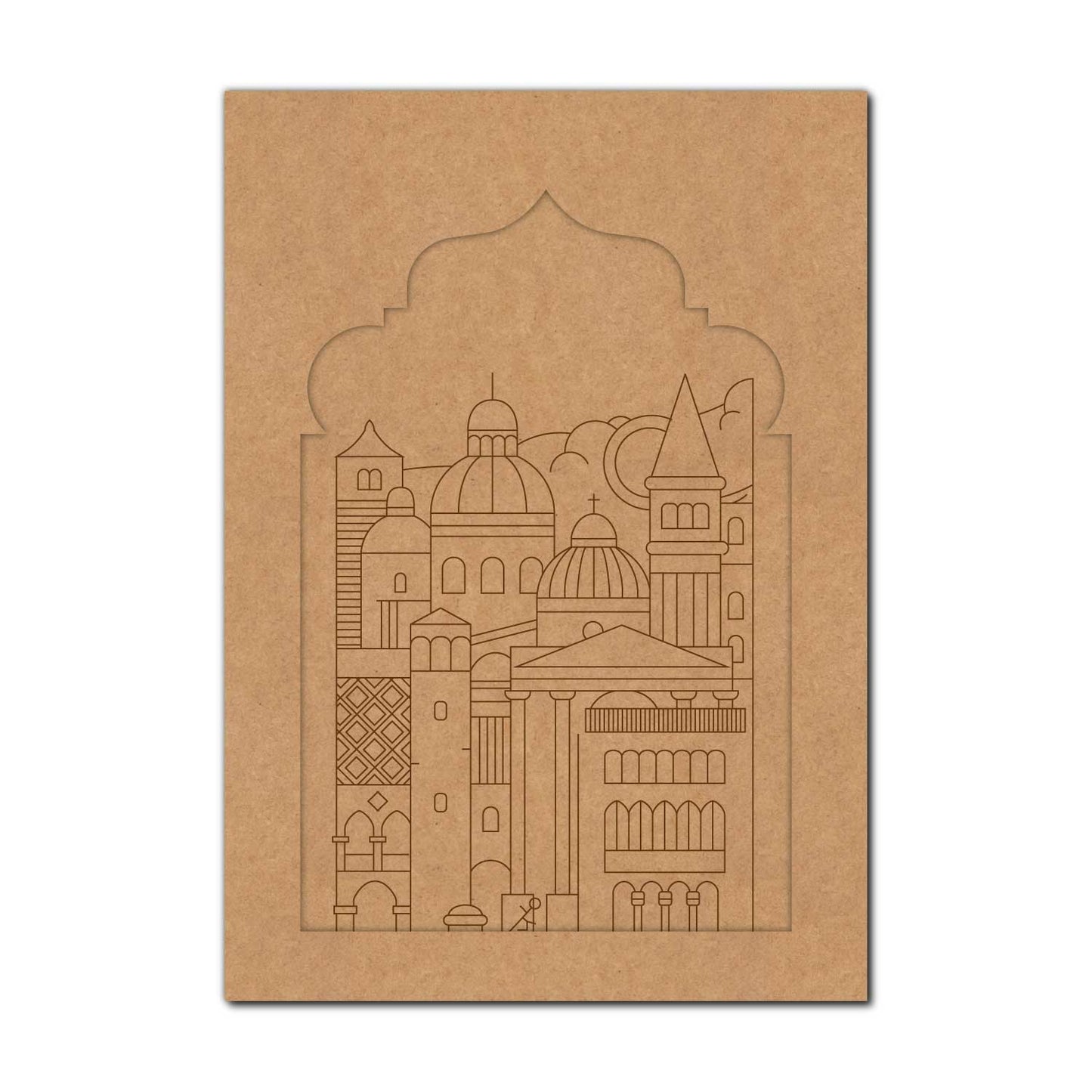 City View Jharokha Pre Marked MDF Design 2