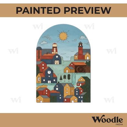 City View Pre Marked MDF Design 1