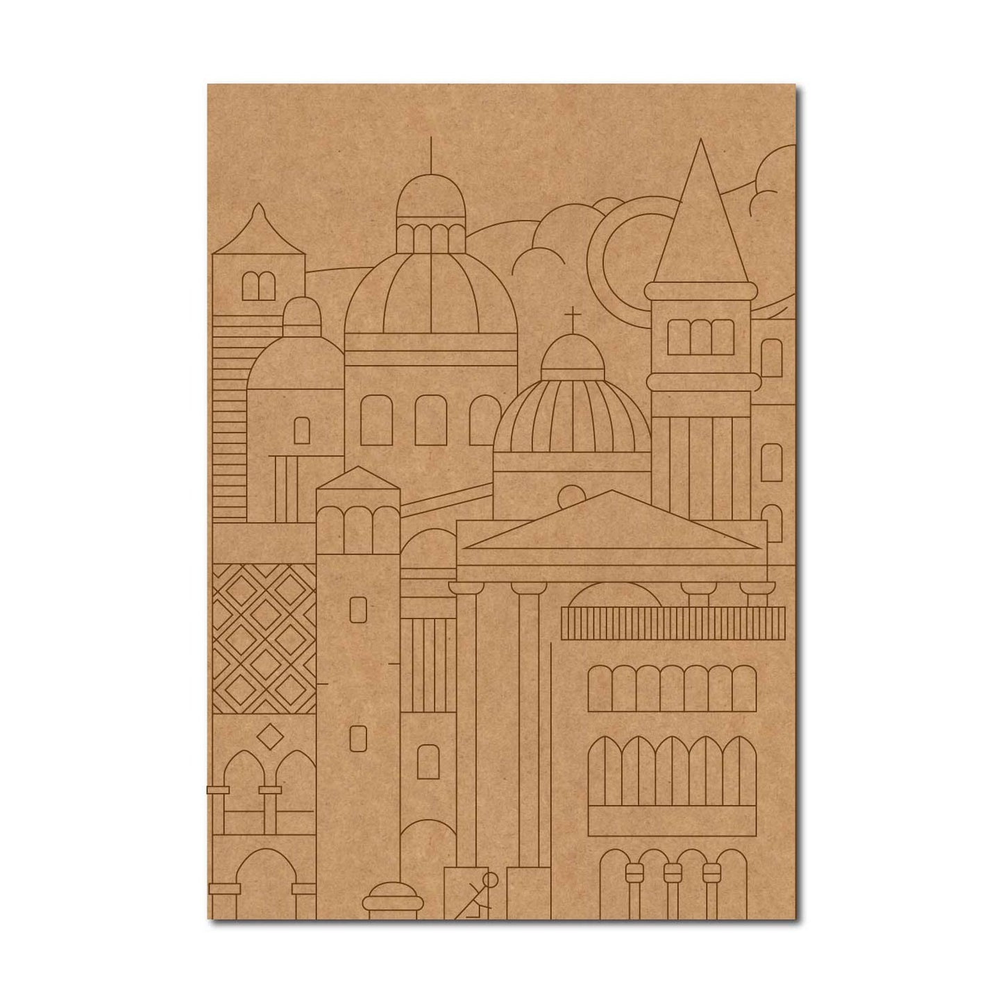 City View Pre Marked MDF Design 2
