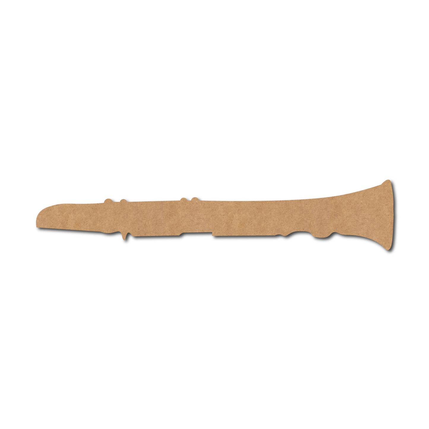 Clarinet Music Instrument Cutout MDF Design 1