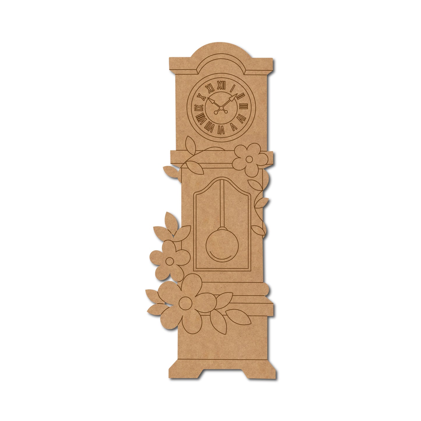 Clock Pre Marked MDF Design 1