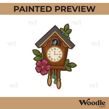 Clock Pre Marked MDF Design 3